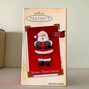 Hallmark Tickle Tickle Santa Christmas Keepsake Ornament in Box